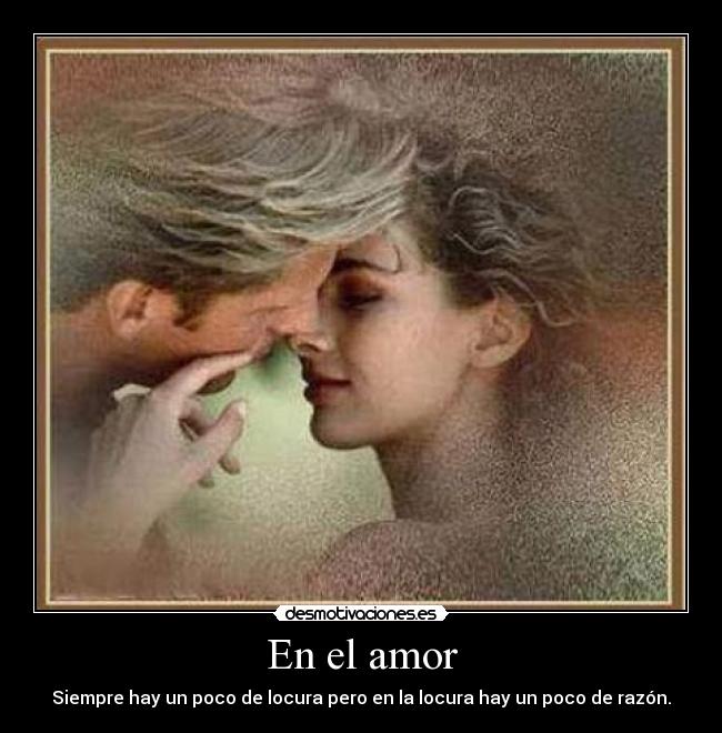 carteles amor amor siempre hay locura pero locura hay poco razon desmotivaciones