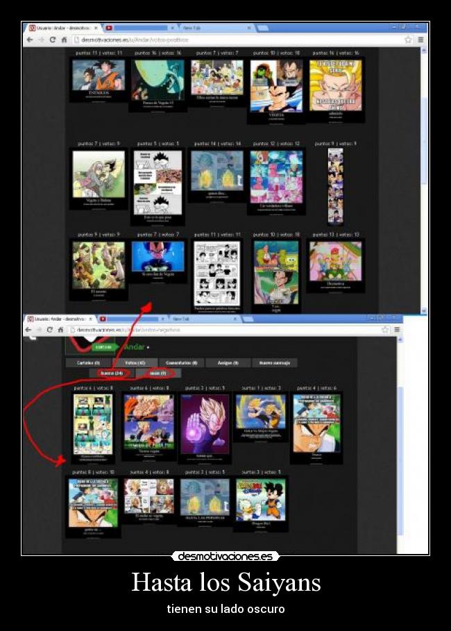 Hasta los Saiyans - tienen su lado oscuro