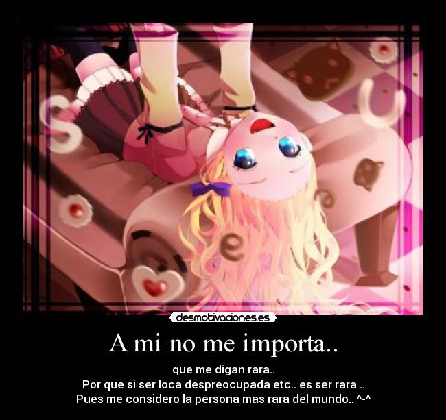 A mi no me importa.. - 