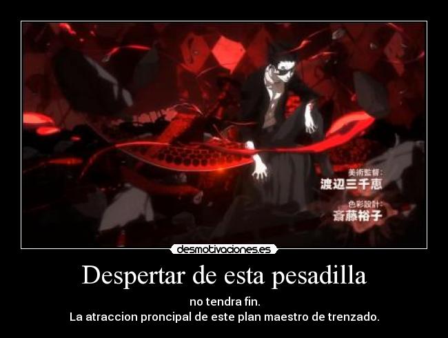 Despertar de esta pesadilla -