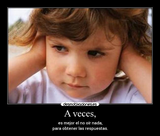 A veces, - 