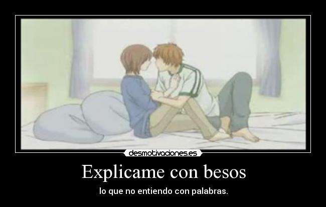 carteles besos bokura ita desmotivaciones