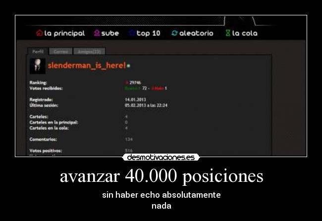 avanzar 40.000 posiciones - 