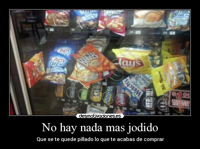 No hay nada mas jodido - Que se te quede pillado lo que te acabas de comprar