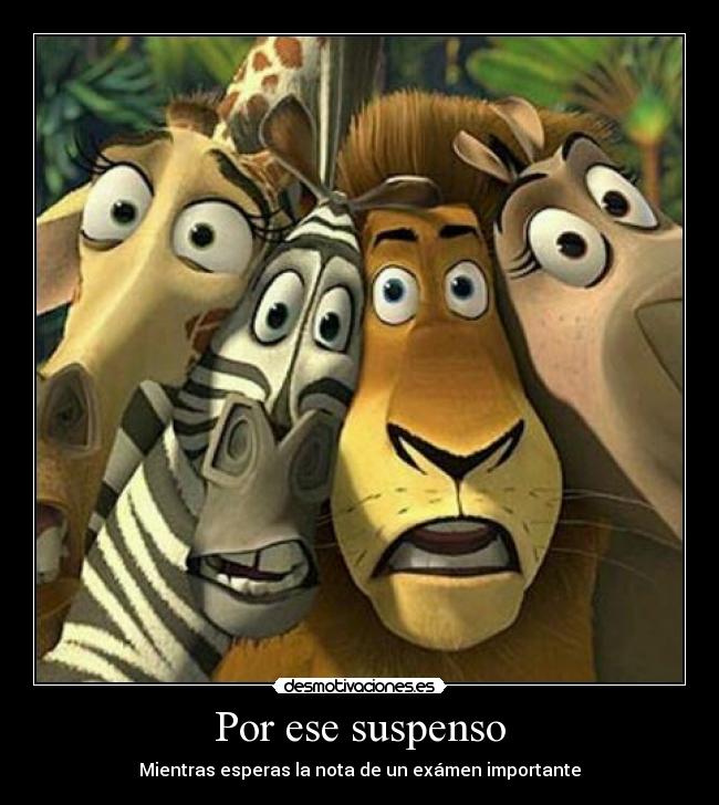 Por ese suspenso - Mientras esperas la nota de un exámen importante