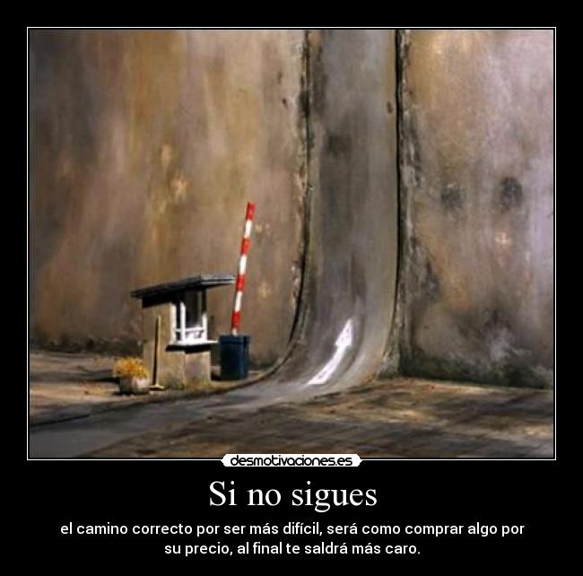 Si no sigues -