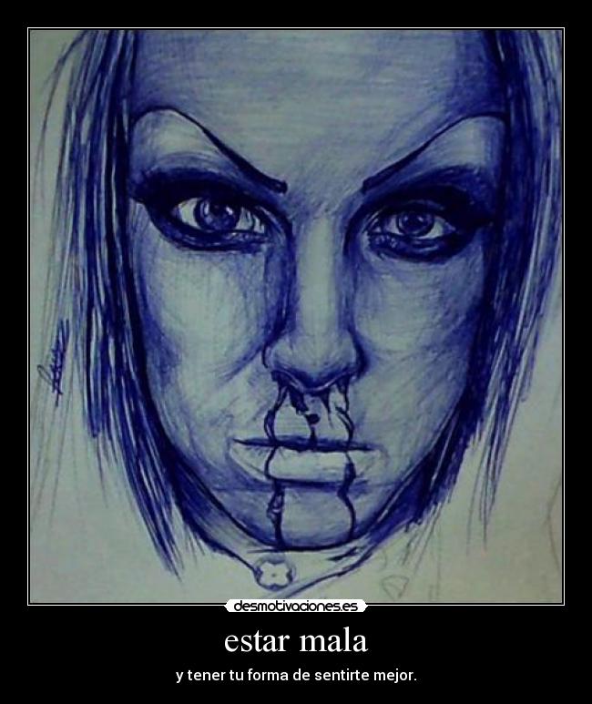 estar mala - 
