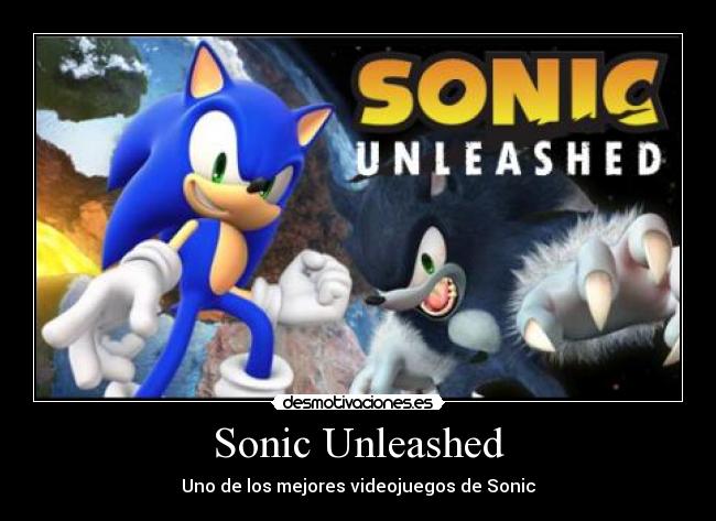 carteles sonic unleahed desmotivaciones