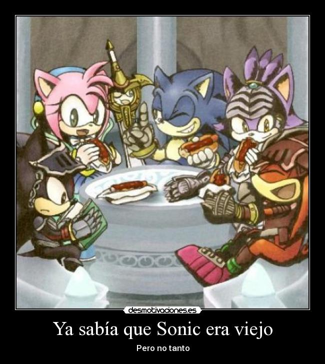 Ya sabía que Sonic era viejo - 