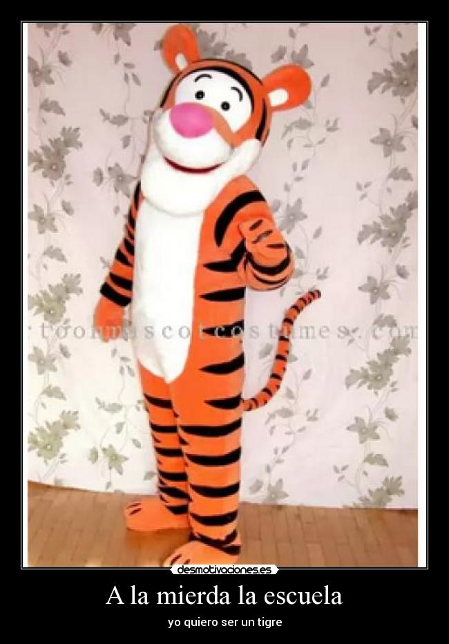 carteles escuela tigre desmotivaciones