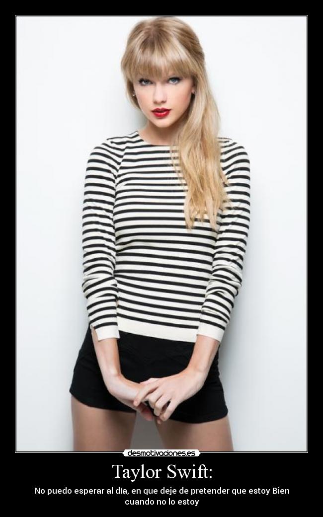 carteles taylor swift frase desmotivaciones