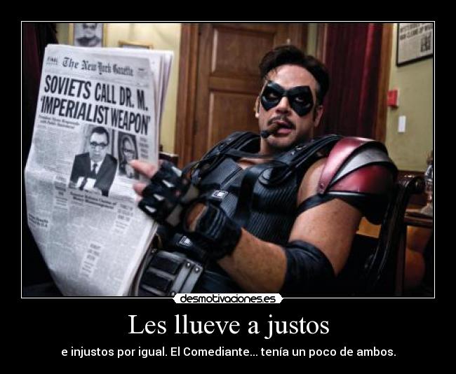 carteles watchmen comediante desmotivaciones