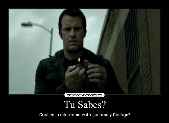 Tu Sabes? - Cual es la diferencia entre justicia y Castigo?
