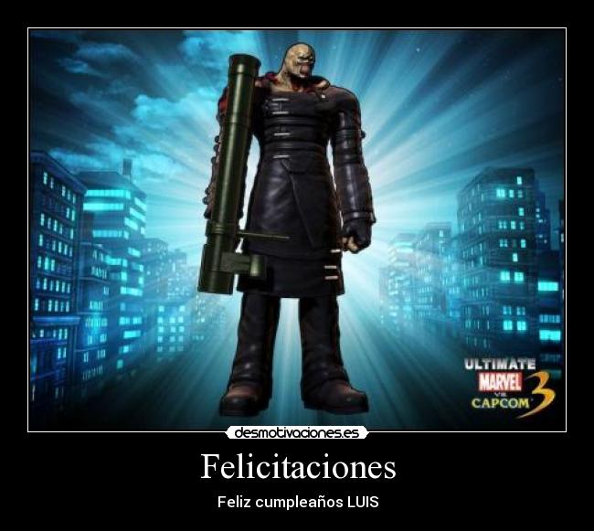 Felicitaciones - Feliz cumpleaños LUIS