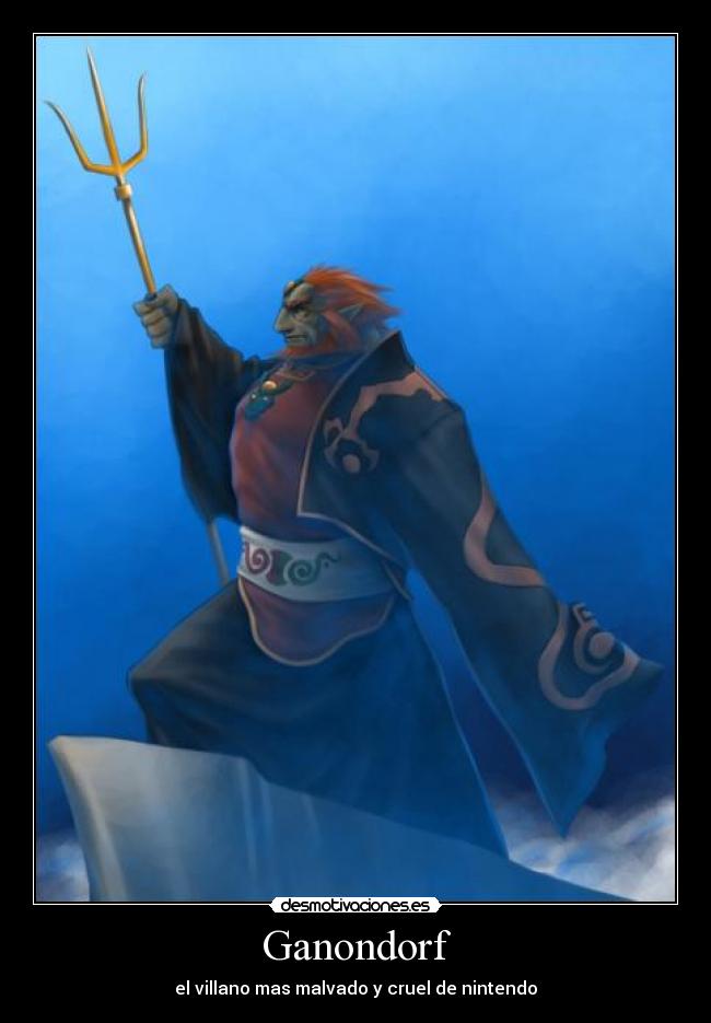 Ganondorf - el villano mas malvado y cruel de nintendo