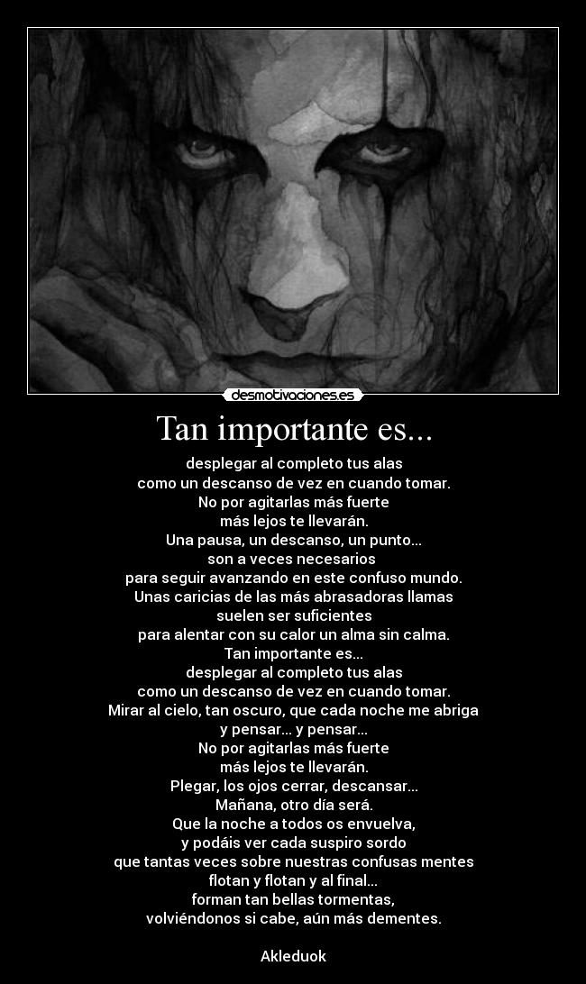 Tan importante es... - 
