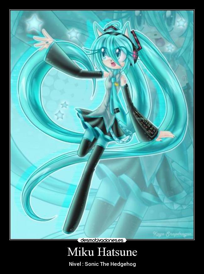 Miku Hatsune - Nivel : Sonic The Hedgehog