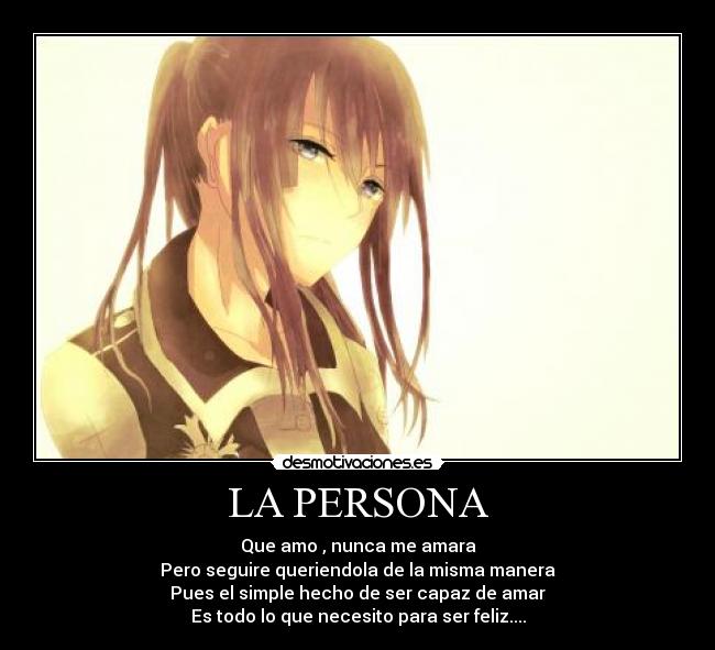 LA PERSONA -