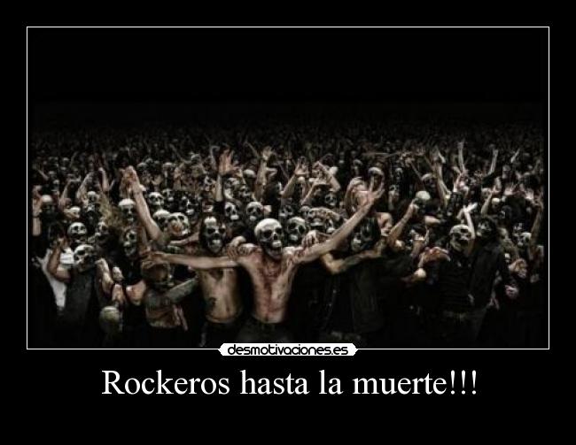 carteles muerte rock solo musica desmotivaciones