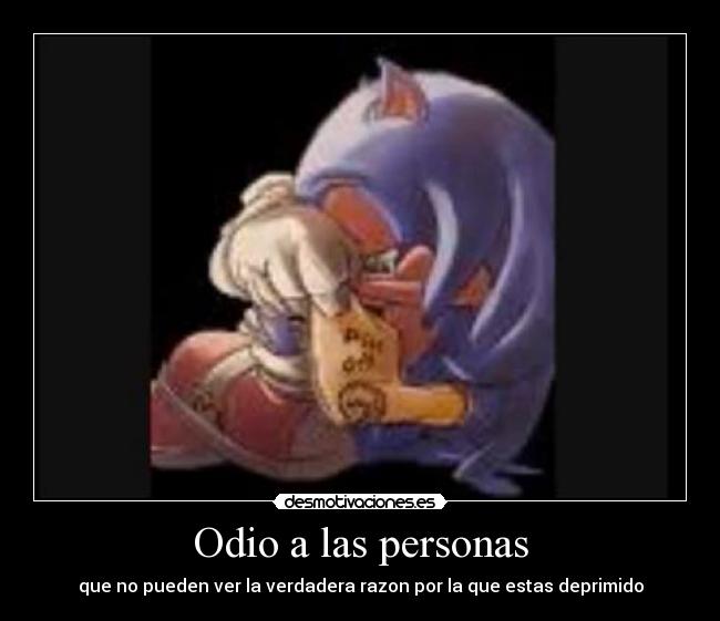Odio a las personas - 