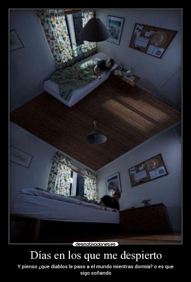 carteles sueno mundo desperar dia desmotivaciones