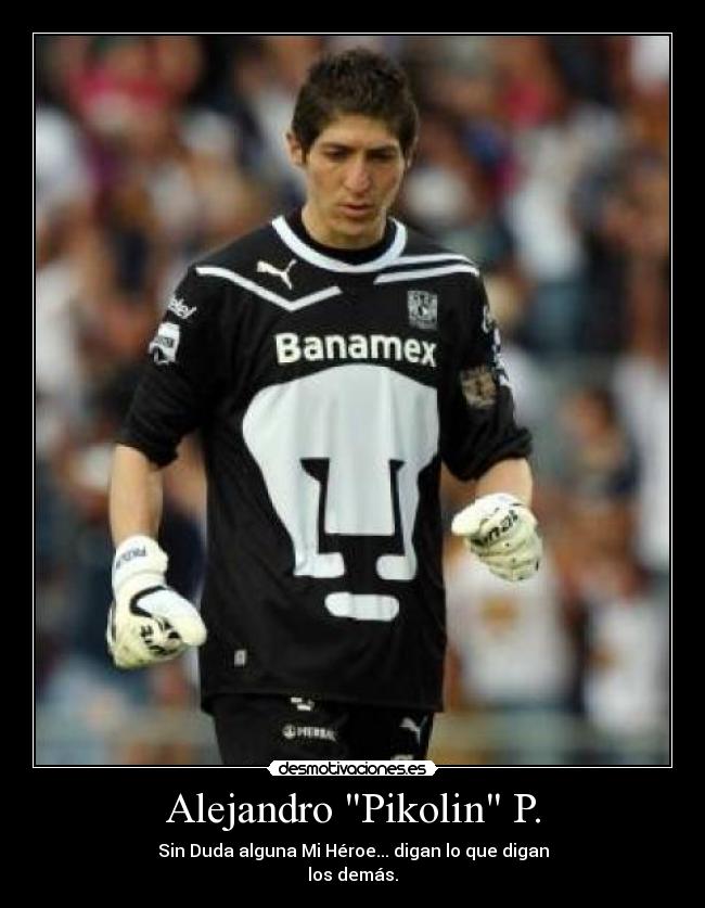 Alejandro Pikolin P. - Sin Duda alguna Mi Héroe... digan lo que digan
los demás.