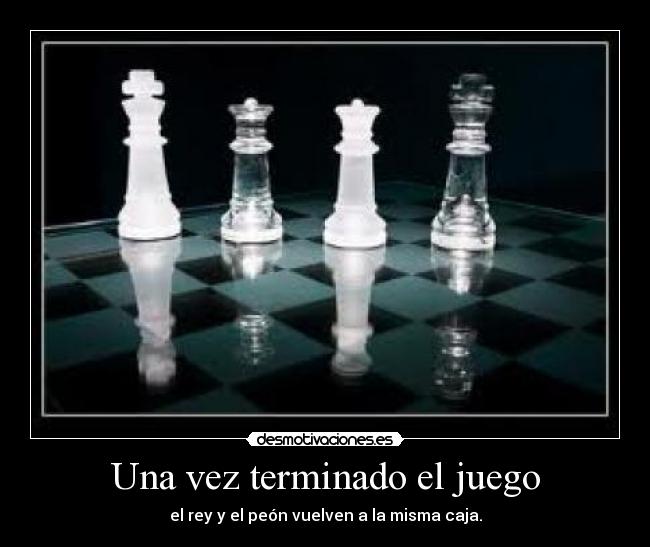 Una vez terminado el juego - 