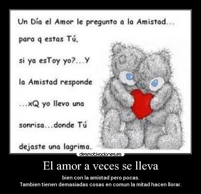 El amor a veces se lleva -