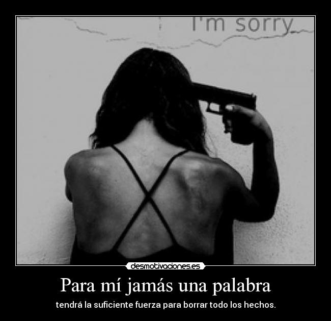 Para mí jamás una palabra -