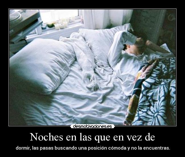 Noches en las que en vez de - 