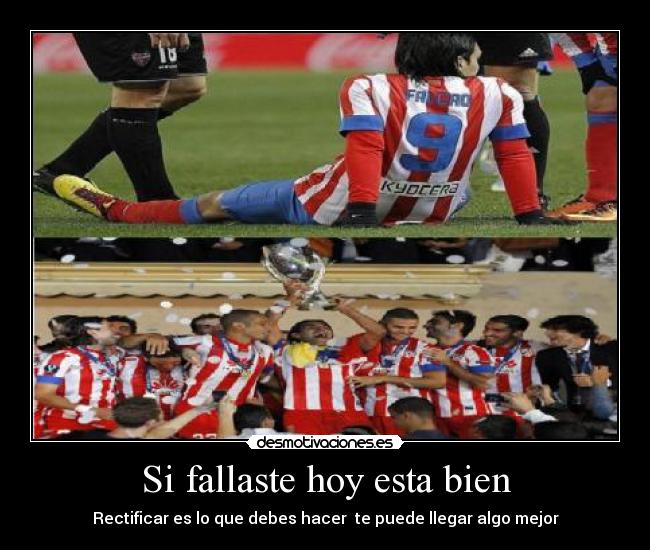 Si fallaste hoy esta bien - Rectificar es lo que debes hacer te puede llegar algo mejor