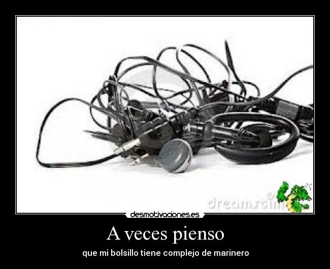 carteles complejo marinero auriculares con nudo dedicado erik eagle desmotivaciones