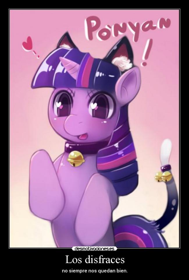 Los disfraces - no siempre nos quedan bien.