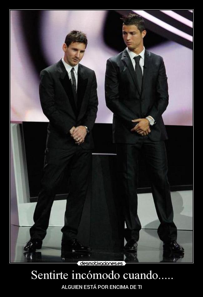 Sentirte incómodo cuando..... - 