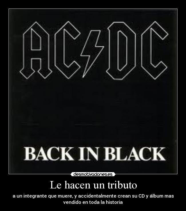 Le hacen un tributo -