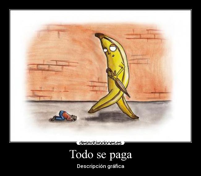 Todo se paga - Descripción gráfica