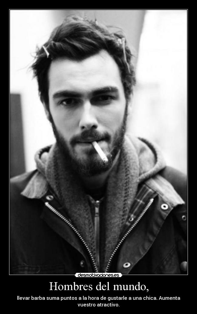 hombres del mundo, desmotivaciones barba hombres del mundo, desmotivaciones