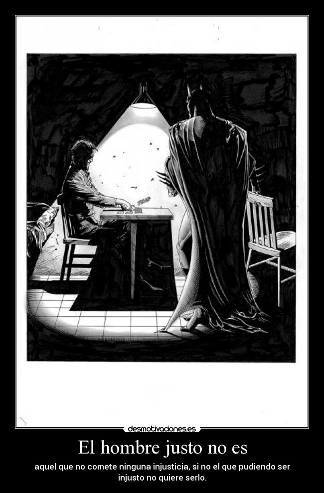 carteles batman the killing joke justo injusto desmotivaciones