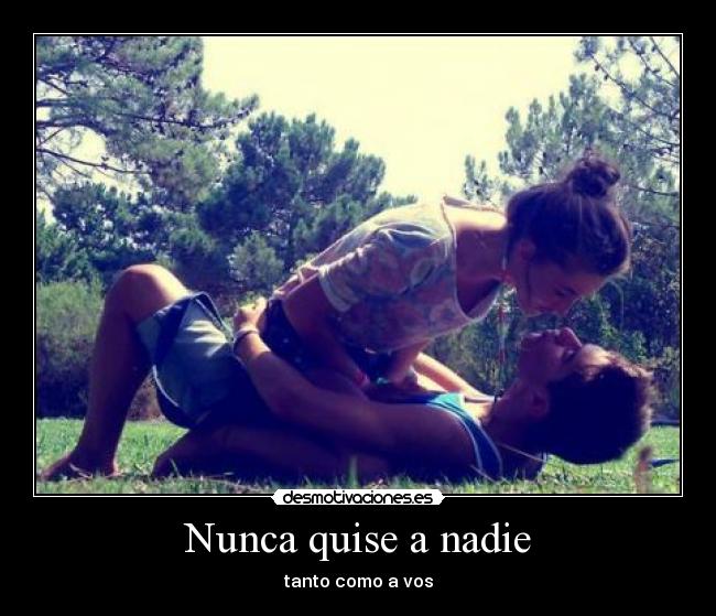 Nunca quise a nadie -