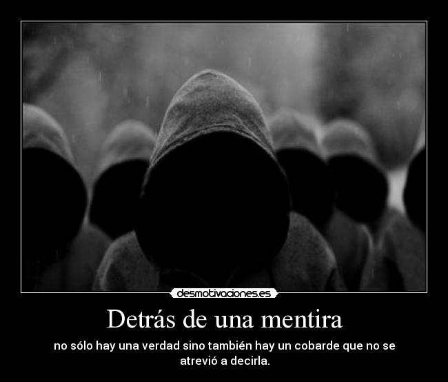 Detrás de una mentira -