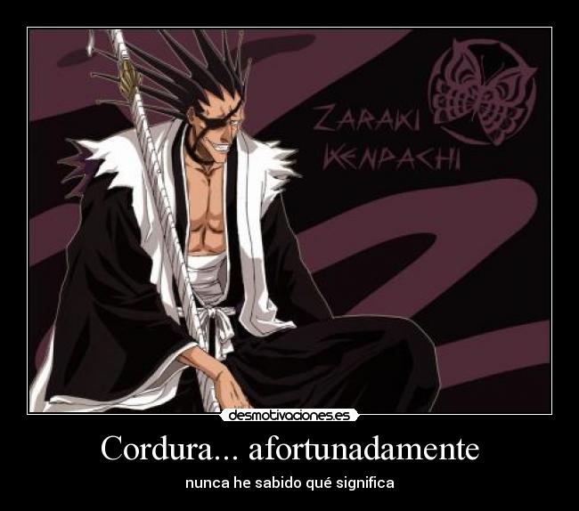 Cordura... afortunadamente - nunca he sabido qué significa