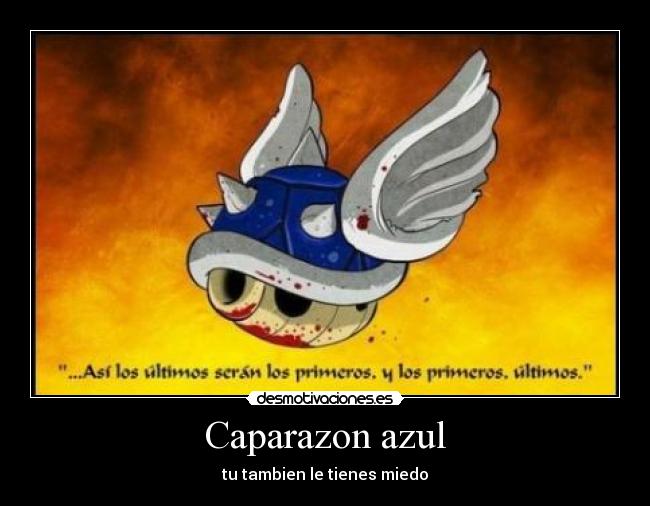 Caparazon azul -
