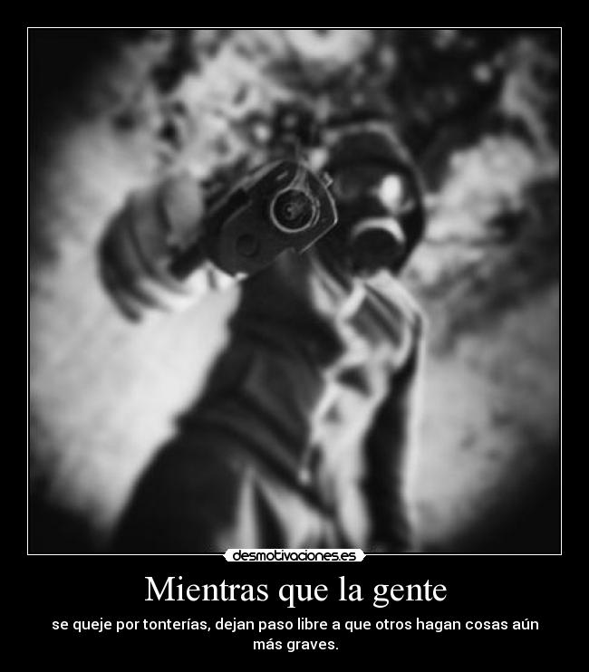 Mientras que la gente - 