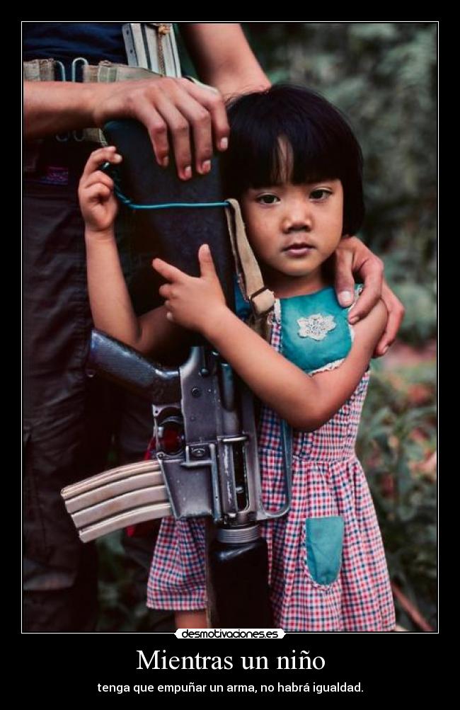 Mientras un niño -