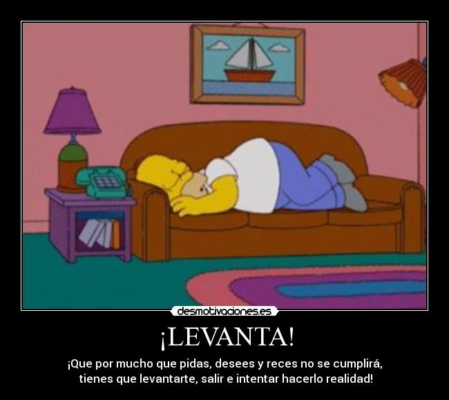 carteles homer simpson desmotivaciones