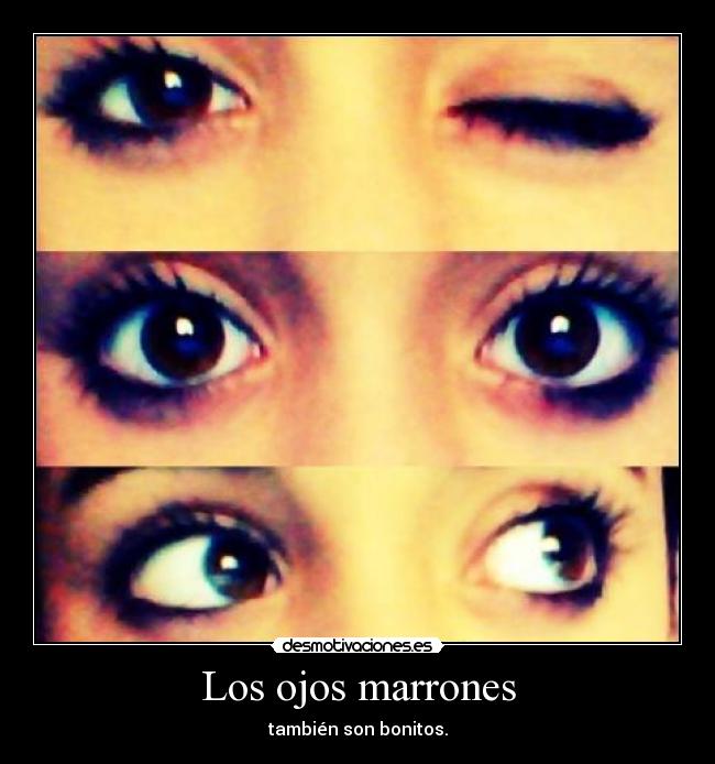 Los ojos marrones - 