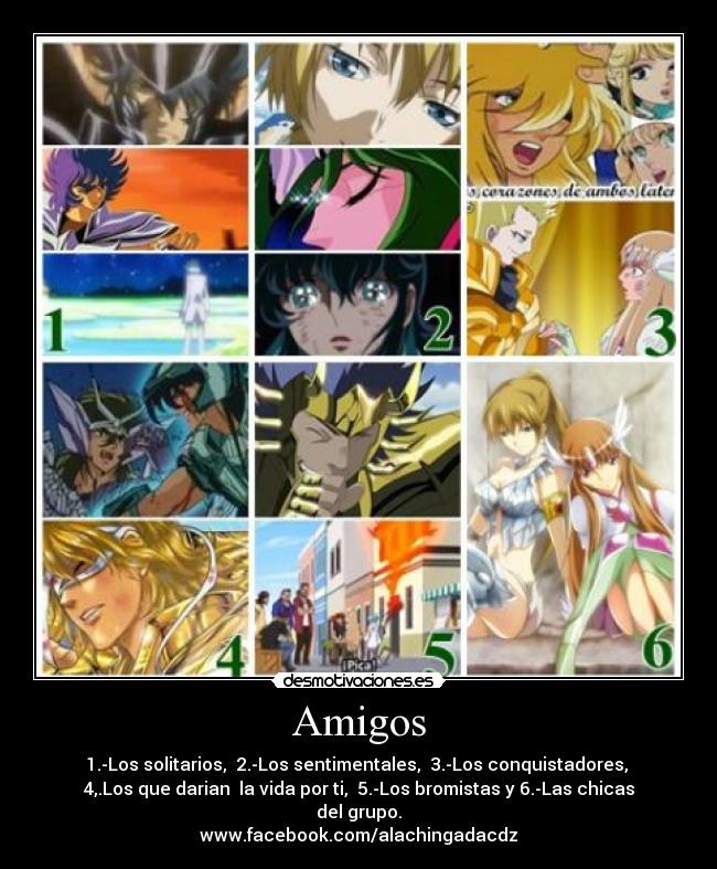 carteles amigos anime desmotivaciones