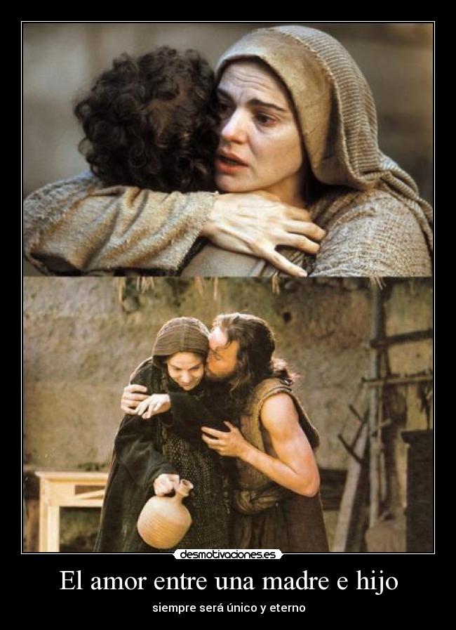 El amor entre una madre e hijo - siempre será único y eterno