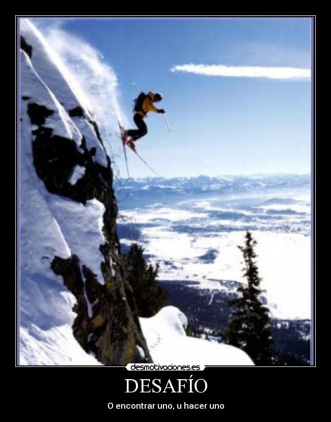 carteles desafio desmotivaciones