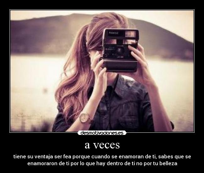a veces -